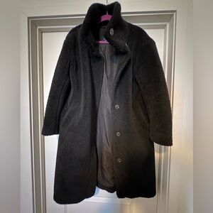 Black Sherpa Coat